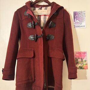 BURBERRY BRIT heavy wool pea coat